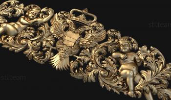 3D model The double-headed eagle and the angels (STL)